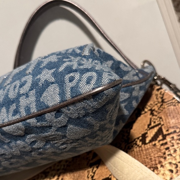 Coach Poppy Denim Graffiti Wordblock Signature Crossbody Bag 2011 - Picture 6 of 13